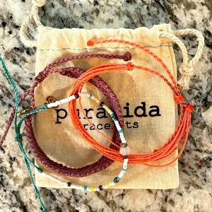 Pura vida bracelet set of three